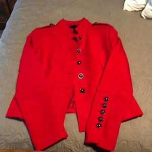 Military style jacket.